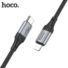 Cáp sạc nhanh Hoco X102 Type‑C 27W chính hãng, bọc dù 1m chống rối, an toàn, bền 4