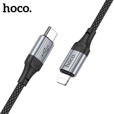 Cáp sạc nhanh Hoco X102 Type‑C 27W chính hãng, bọc dù 1m chống rối, an toàn, bền