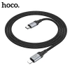 Cáp sạc nhanh Hoco X102 Type‑C 27W chính hãng, bọc dù 1m chống rối, an toàn, bền 7