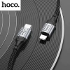 Cáp sạc nhanh Hoco X102 Type‑C 27W chính hãng, bọc dù 1m chống rối, an toàn, bền 8