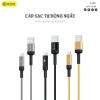 Cáp sạc nhanh IPKLH L4 bọc dù 1m chống rối chống đứt đèn báo tự ngắt đầy pin - 19.000₫ 8
