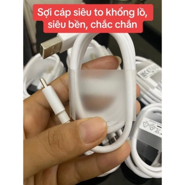 Cáp sạc nhanh Oppo 6.5A/8A Type‑C zin bóc máy, siêu bền, sạc full dòng – 65.000₫