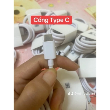 Cáp sạc nhanh Oppo 6.5A/8A Type‑C zin bóc máy, siêu bền, sạc full dòng – 65.000₫