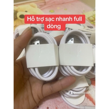 Cáp sạc nhanh Oppo 6.5A/8A Type‑C zin bóc máy, siêu bền, sạc full dòng – 65.000₫