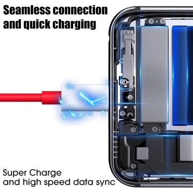 Cáp sạc nhanh PD 65W USB-C sang Type-C 1-2m OnePlus, dữ liệu, giảm 48k 6