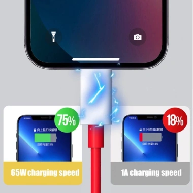 Cáp sạc nhanh PD 65W USB-C sang Type-C 1-2m OnePlus, dữ liệu, giảm 48k 7