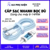 Cáp sạc nhanh PD bọc dù cho iPhone 8‑14 PRM dài 1m‑2m, tốc độ cao, giá chỉ 88.900₫