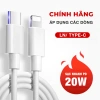 Cáp sạc nhanh PD20W 30W Type C LN - Bảo hành 6 tháng, Giá chỉ 29.000 VNĐ