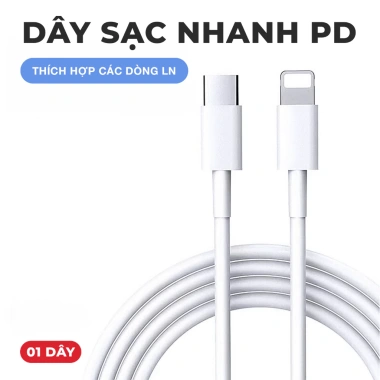 Cáp sạc nhanh PD20W 30W Type C LN - Bảo hành 6 tháng, Giá chỉ 29.000 VNĐ 3