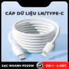 Cáp sạc nhanh PD20W 30W Type C LN - Bảo hành 6 tháng, Giá chỉ 29.000 VNĐ 9