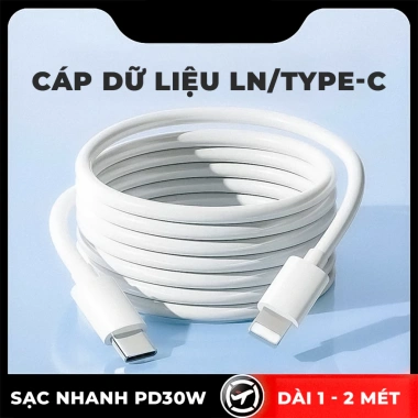 Cáp sạc nhanh PD20W 30W Type C LN - Bảo hành 6 tháng, Giá chỉ 29.000 VNĐ 9