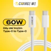Cáp sạc nhanh PD60W Charge Me Type-C to Type-C 1m bọc dù, chống chập cháy, BH 6 tháng, 1 đổi 1 – 89.000₫
