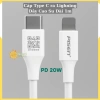 Cáp Sạc Nhanh Pisen 60W Type-C to Type-C 1M Dây Dù Siêu Bền, Tương Thích Android, IP15-16, Giá Ưu Đãi 88.000₫ 9