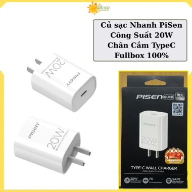 Cáp Sạc Nhanh Pisen 60W Type-C to Type-C 1M Dây Dù Siêu Bền, Tương Thích Android, IP15-16, Giá Ưu Đãi 88.000₫ 10