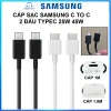 Cáp Sạc Nhanh Samsung C to C 2 đầu - Lỗi 1 đổi 1, bảo hành 6 tháng, chỉ 44.000₫