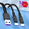 Cáp Sạc Nhanh Type-C 5A 2 Trong 1 cho Điện Thoại - Giá Ưu Đãi 41.800₫