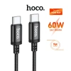 Cáp sạc nhanh Type C 60W Hoco bọc dù, chống gãy, độ dài 1m đến 3m, giá 45.000đ 2