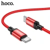 Cáp sạc nhanh Type C 60W Hoco bọc dù, chống gãy, độ dài 1m đến 3m, giá 45.000đ 5