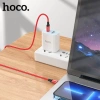Cáp sạc nhanh Type C 60W Hoco bọc dù, chống gãy, độ dài 1m đến 3m, giá 45.000đ 8