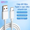 Cáp Sạc Nhanh Type-C 6A Siêu Flash Tương Thích Nhiều Thương Hiệu, Giá Ưu Đãi 94.479₫