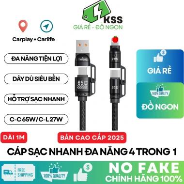 Cáp sạc nhanh Type-C Anker 60W Chính hãng - Giá chỉ 37.000, hàng mới Nobox KSS 8