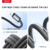 Cáp Sạc Nhanh Type C P21 P22 PD 60W Dây Bện Dù Chắc Chắn Giá 96.000₫ TRANYOO 8