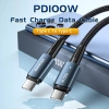 Cáp Sạc Nhanh Type-C PD100W 60W Xiaomi Samsung Huawei Oppo Vivo USB C Dây Dữ Liệu 3