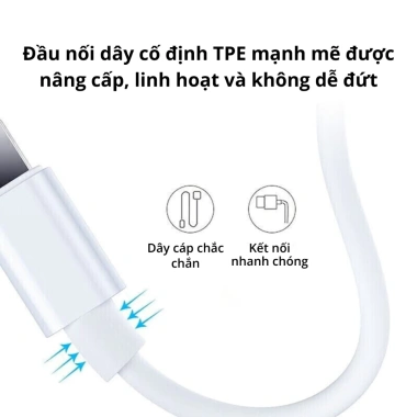 Cáp Sạc Nhanh Type-C PD60W - Dây Sạc Hỗ Trợ 60W, Siêu Nhanh, Bảo Hành 12 Tháng 3 Cáp Sạc Nhanh Type-C PD60W - Dây Sạc Hỗ Trợ 60W, Siêu Nhanh, Bảo Hành 12 Tháng 3