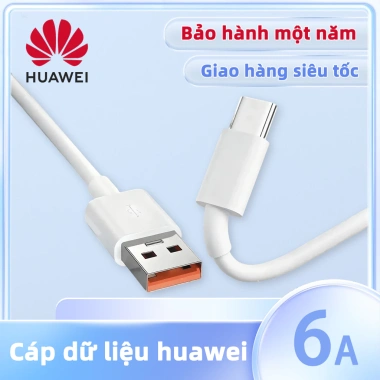 Cáp sạc nhanh Type‑C 66W 6A cho Huawei – Bảo hành 12 tháng, đổi mới 1:1, giá 36.900₫ 10