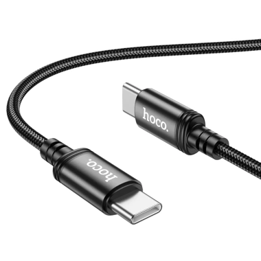 Cáp sạc nhanh TypeC to TypeC 60W Hoco - Dây bọc dù siêu bền, không gãy, dùng cho điện thoại & laptop, 38.000₫