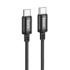 Cáp sạc nhanh TypeC to TypeC 60W Hoco - Dây bọc dù siêu bền, không gãy, dùng cho điện thoại & laptop, 38.000₫ 8