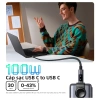 Cáp sạc nhanh UGREEN Uno 100W Type-C E-Marker - Tương thích iPhone 16/15, Samsung S24/S23, iPad, MacBook - 123.444₫ 2
