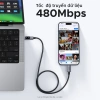 Cáp sạc nhanh UGREEN Uno 100W Type-C E-Marker - Tương thích iPhone 16/15, Samsung S24/S23, iPad, MacBook - 123.444₫ 5