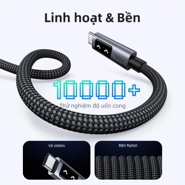 Cáp sạc nhanh UGREEN Uno 100W Type-C E-Marker - Tương thích iPhone 16/15, Samsung S24/S23, iPad, MacBook - 123.444₫ 7
