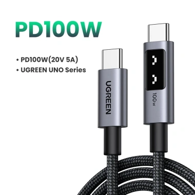 Cáp sạc nhanh UGREEN Uno 100W Type-C E-Marker - Tương thích iPhone 16/15, Samsung S24/S23, iPad, MacBook - 123.444₫ 10