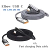 Cáp sạc nhanh USB 2.0 Type C 6A - Khuỷu tay góc thẳng, mở rộng C-C, giảm 17%