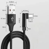 Cáp sạc nhanh USB 2.0 Type C 6A - Khuỷu tay góc thẳng, mở rộng C-C, giảm 17% 2