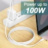 Cáp sạc nhanh USB-C 5A 100W 1m/2m - Tương thích Xiaomi, Samsung, Huawei, MacBook, iPad - Giá chỉ 75.158₫ 2