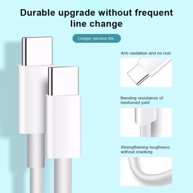 Cáp sạc nhanh USB-C 5A 100W 1m/2m - Tương thích Xiaomi, Samsung, Huawei, MacBook, iPad - Giá chỉ 75.158₫
