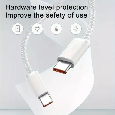 Cáp Sạc Nhanh USB-C 60W PD 3.0 5A Type-C cho MacBook Pro Air, iPhone 15 Pro Max, Samsung - Giá 33.991₫