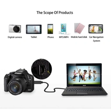 Cáp sạc nhanh USB mini 0.8m 5Pin B cho MP3 MP4 DVR GPS camera kỹ thuật số - Giá 34.320₫ 5