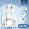 Cáp Sạc Nhanh USB Type C 6A Dây Dài 1m Siêu Bền An Toàn Chống Uốn Gãy Giá 25.000 VND 4