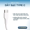 Cáp Sạc Nhanh USB Type C 6A Dây Dài 1m Siêu Bền An Toàn Chống Uốn Gãy Giá 25.000 VND 5