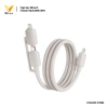 Cáp Sạc Nhanh ViGear 3in1 1.5m 65W C-C 27W C-L Dẻo Bền Dành Cho Phone Laptop 5