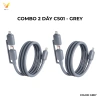 Cáp Sạc Nhanh ViGear 3in1 1.5m 65W C-C 27W C-L Dẻo Bền Dành Cho Phone Laptop 9