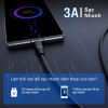 Cáp sạc Type C 60W 3A 1m bọc dù sạc nhanh Samsung Xiaomi Oppo iPhone Giá 29.000₫ 4