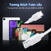 Cáp sạc Type C 60W 3A 1m bọc dù sạc nhanh Samsung Xiaomi Oppo iPhone Giá 29.000₫ 7