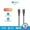 Cáp sạc Type C 60W 3A 1m bọc dù sạc nhanh Samsung Xiaomi Oppo iPhone Giá 29.000₫ 10