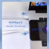 Cáp sạc Type C 60W cho iPhone 15/15 Plus/15 Pro Max - Chống cháy nổ, không loạn cảm ứng, bảo hành 1 đổi 1 - 40.000 VND 4