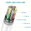 Cáp sạc Type C 60W cho iPhone 15/15 Plus/15 Pro Max - Chống cháy nổ, không loạn cảm ứng, bảo hành 1 đổi 1 - 40.000 VND 5